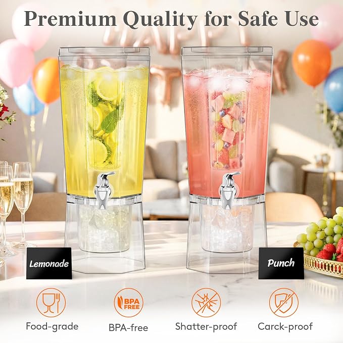 Lifewit 1 Gallon Drink Dispenser - Image 3