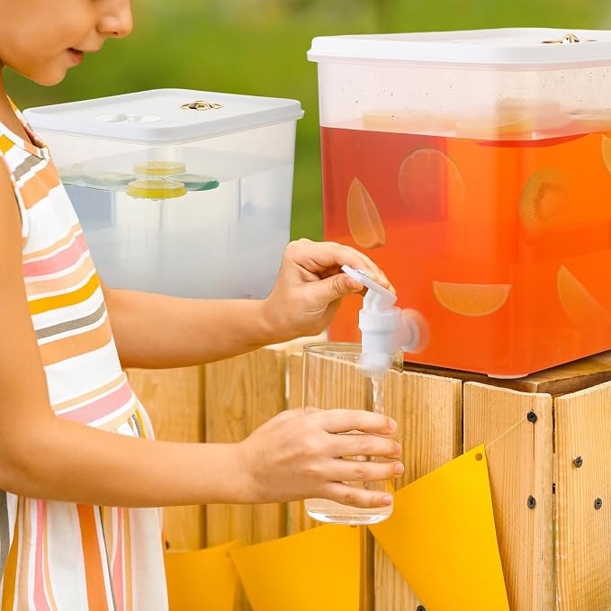 Domensi 2 Pack 2 Gallon Drink Dispenser - Image 3