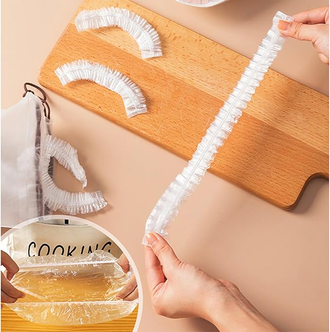 300pcs Reusable Elastic Food Covers - Image 4