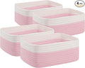 OIAHOMY 4 Pack Storage Baskets for Organizing, Small Bins for Shelves, Cute by MasterofSpaceOptimization