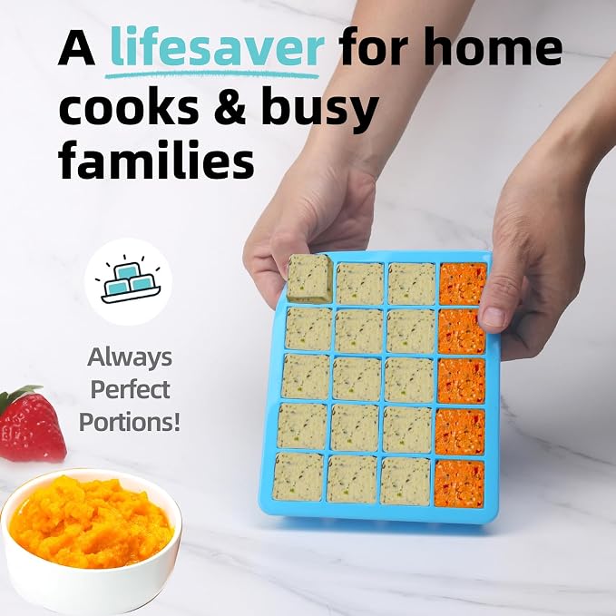 20 Section-0.5oz, Food Grade Silicone Ice Cube Tray Food Container - Image 6