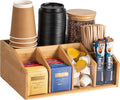 Bamboo Coffee Station Organizer by Unknown