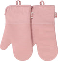YUTAT Silicone Oven Mitts, High Heat Resistant Up to 500 Degrees, Waterproof by YUTAT