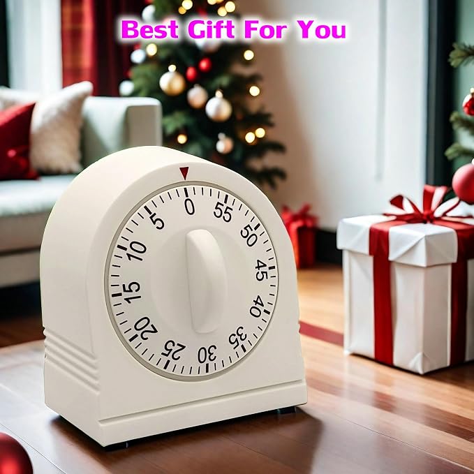60 Minute Wind Up Timer, Visual Mechanical Timer - Image 7