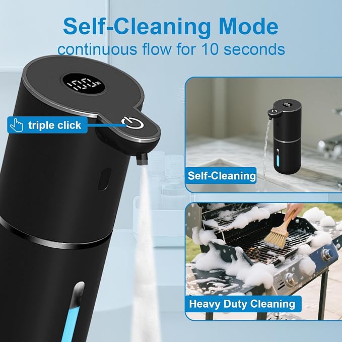 OHIFAST 2 Pack Automatic Foaming Soap Dispenser Touchless, USB Rechargeable - Image 5