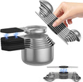 Magnetic Measuring Cups and Spoons Set by Abtrino