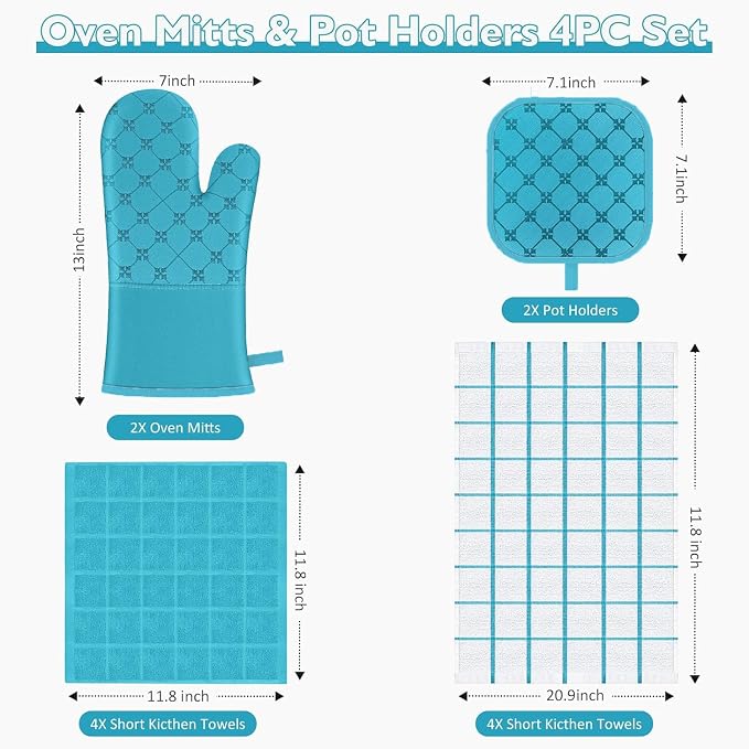 Oven Mitts Kitchen Towels Dishcloths - Image 2
