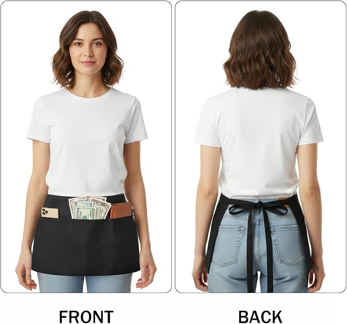 BOHARERS Waist Apron with 3 Pockets 20 Pack - Image 4