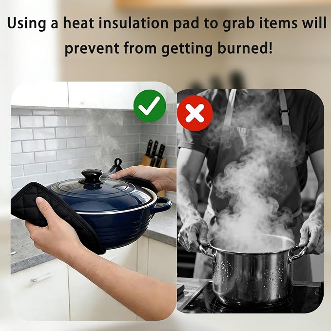 4 Pack Pot Holders for Kitchen Clearance Oven Potholders Sets for Kitchens Hot - Image 3