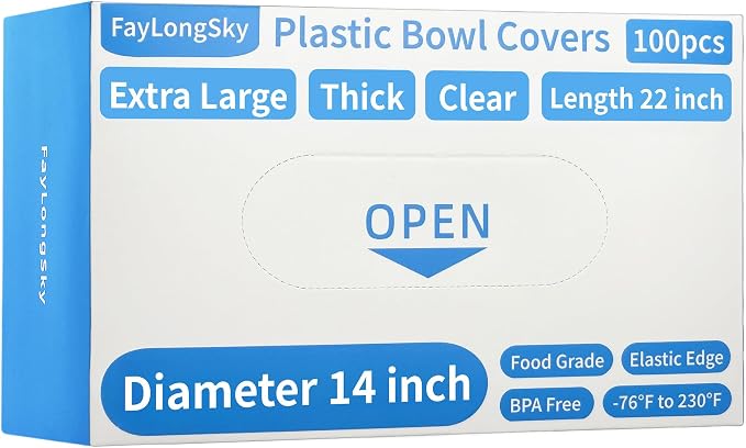 100 Boxed Bowl Covers for Bread Proofing by FAYLONGSKY