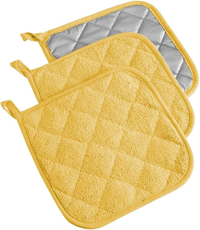 DII Basic Terry Collection Quilted 100% Cotton, 3 Piece by DII