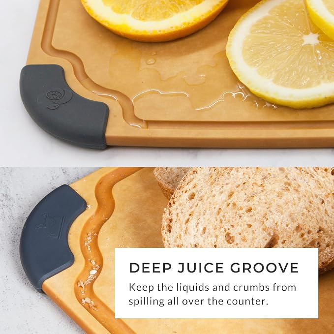 Elihome Essential Series 2-in1 Wood Cutting Board Set - Image 3
