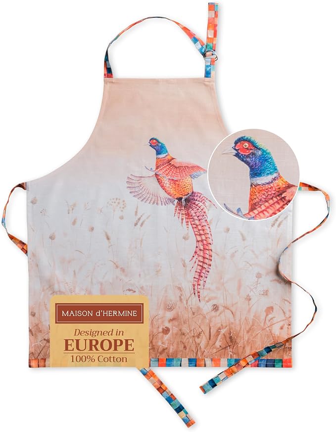Maison d' Hermine 100% Cotton Apron by MaisondHermine