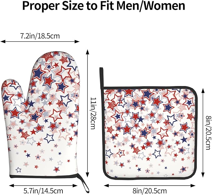 Stars Oven Mitts - Image 3