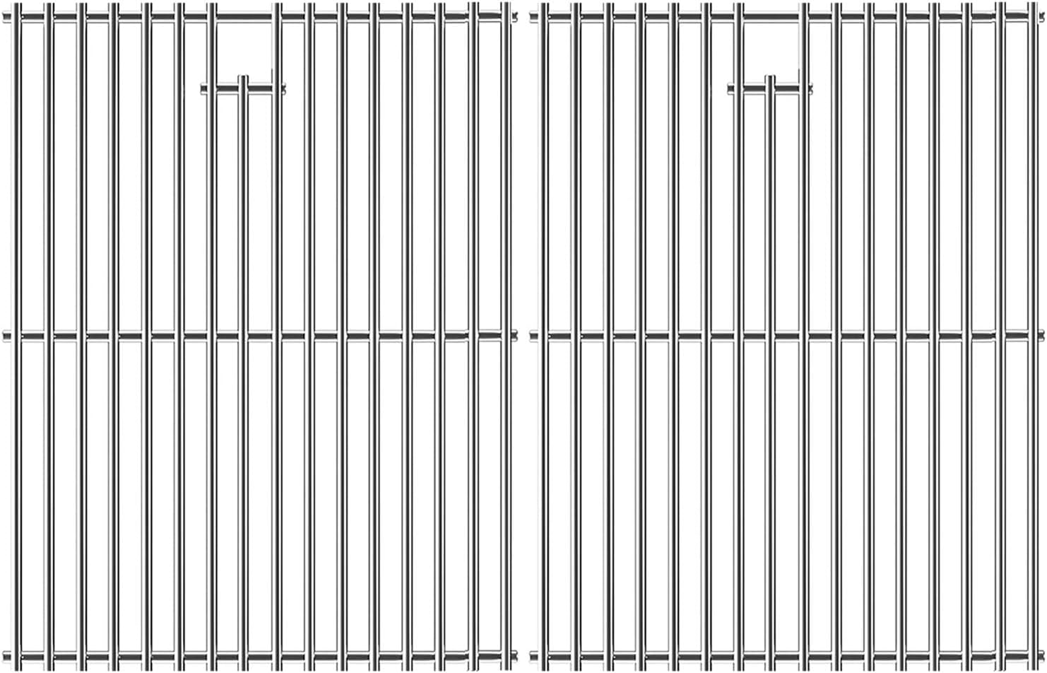 SF4362(2-Pack) 15" Cooking Grates Replacement for Broil King, Broil-Mate, Huntington, Sterling Gas Select Gas Grill Models, Stainless Steel Grill Grates