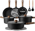 CAROTE Nonstick Pots and Pans, Induction Titanium Cookware Set 16pcs Kitchen by CAROTE