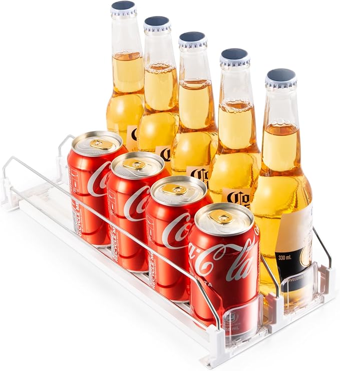 Drink Organizer for Fridge, Soda Can Dispenser for Refrigerator, Automatic - Image 7