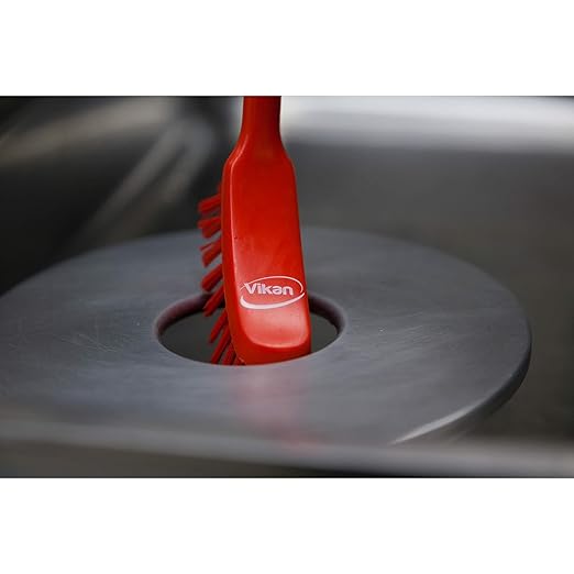 Vikan - Fine Dish Brush - Heavy-Duty, Slip-Resistant Cleaning Brush, - Image 5