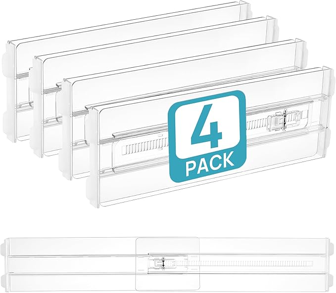 Vtopmart 4 Pack Drawer Dividers by Vtopmart