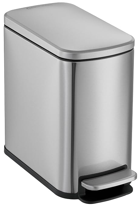 SIMPLI-Magic 6L/1.6G Stainless Steel Bathroom Trash Can by Simpli-Magic