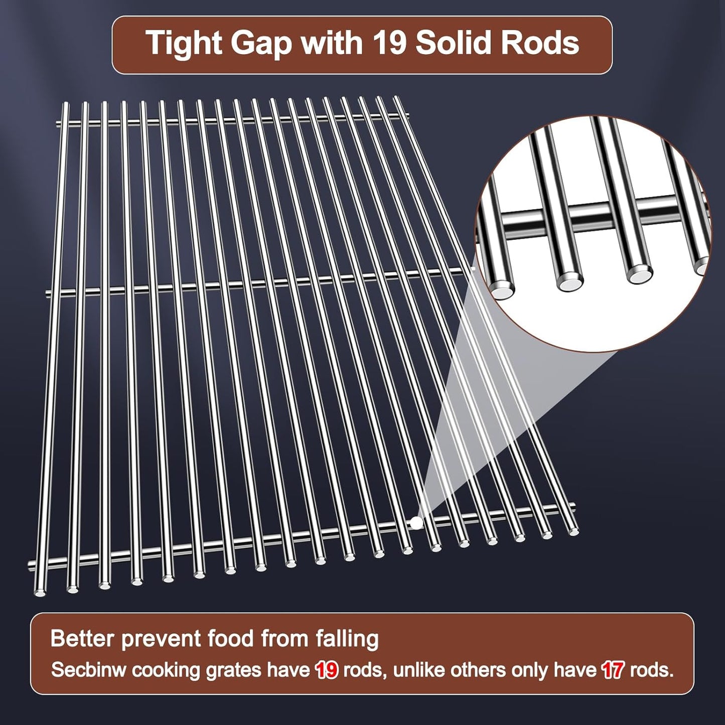 Stainless Steel 66095 Grill Grates 66032 Flavorizer Bars for Weber Genesis 2 Grill Parts 66795 Heat Deflector for Weber Genesis ii E-310 E-315 E-335 S-335 300 Series GS4 Replacement Parts