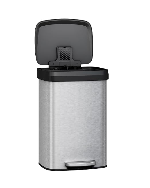 Garvee 13 gal / 50 L Stainless Steel Trash Can - Image 8