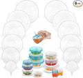 Silicone Stretch Lids, Zero Waste Reusable Silicon Container Lid Covers by DAILYKISN