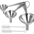 YGDZ Kitchen Funnel for Filling Bottles, Long Handle Funnel Set by YGDZ