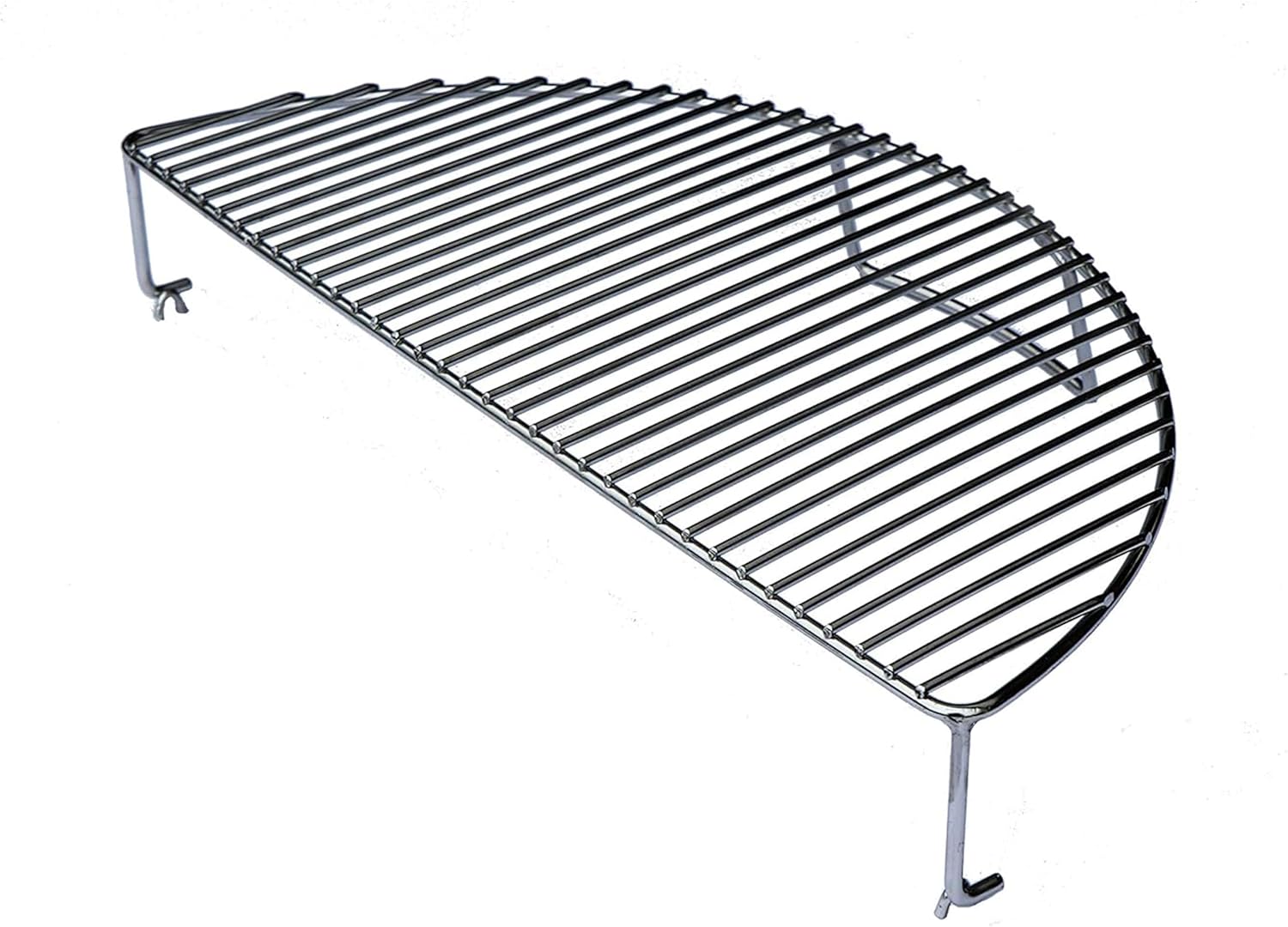 SnS Grills Slow ‘N Sear Elevated Cooking Grate - Compatible with Weber and Other Grills - Heavy Duty Stainless Steel, More Grill Space for Tailgating, Camping, and Backyard Cooking