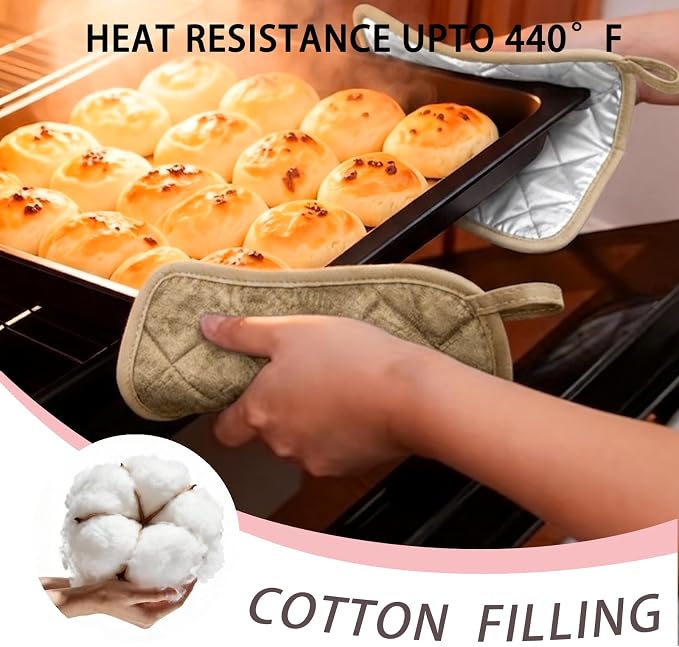 4 Pack Pot Holders for Kitchen Clearance Oven Potholders Sets for Kitchens Hot - Image 6