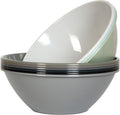 Youngever 10 inch 100 Ounce Plastic Mixing and Serving Bowls, Popcorn Bowls by Youngever