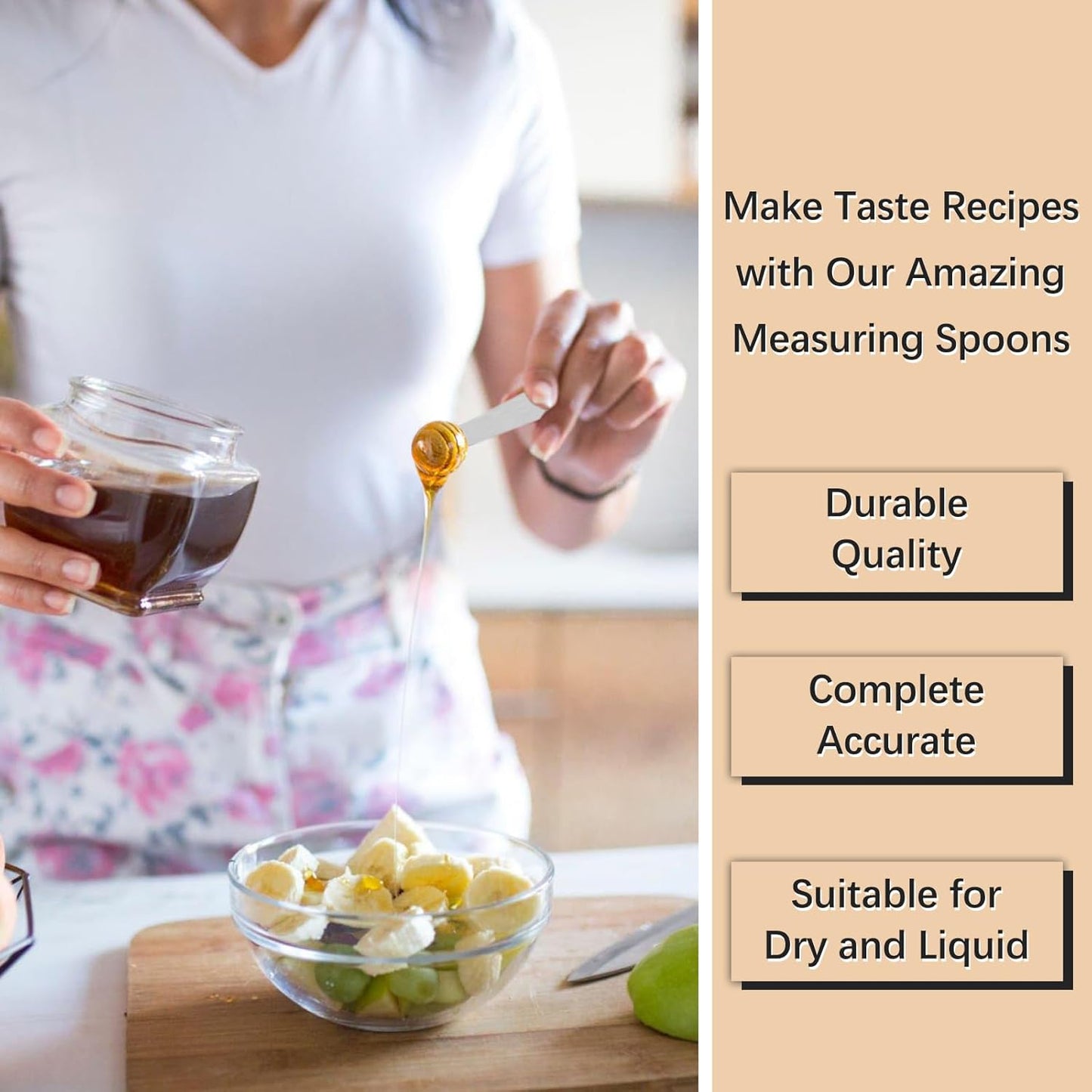 5PCS 1/4tsp (1.25ml) Single Measuring Spoon, Stainless Steel Individual Teaspoons Only