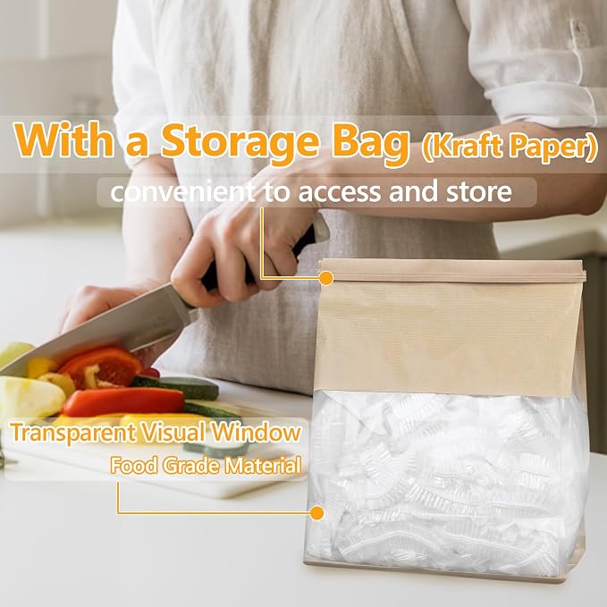 160Pcs Bowl Covers for Bread Proofing- Fits Bowls Up to 12", Large Thickened - Image 3