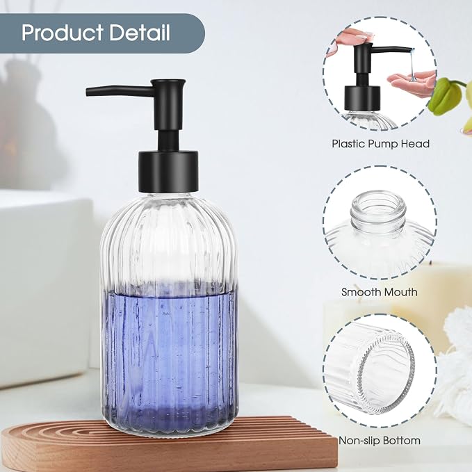Topsky Glass Soap Dispenser - Image 3