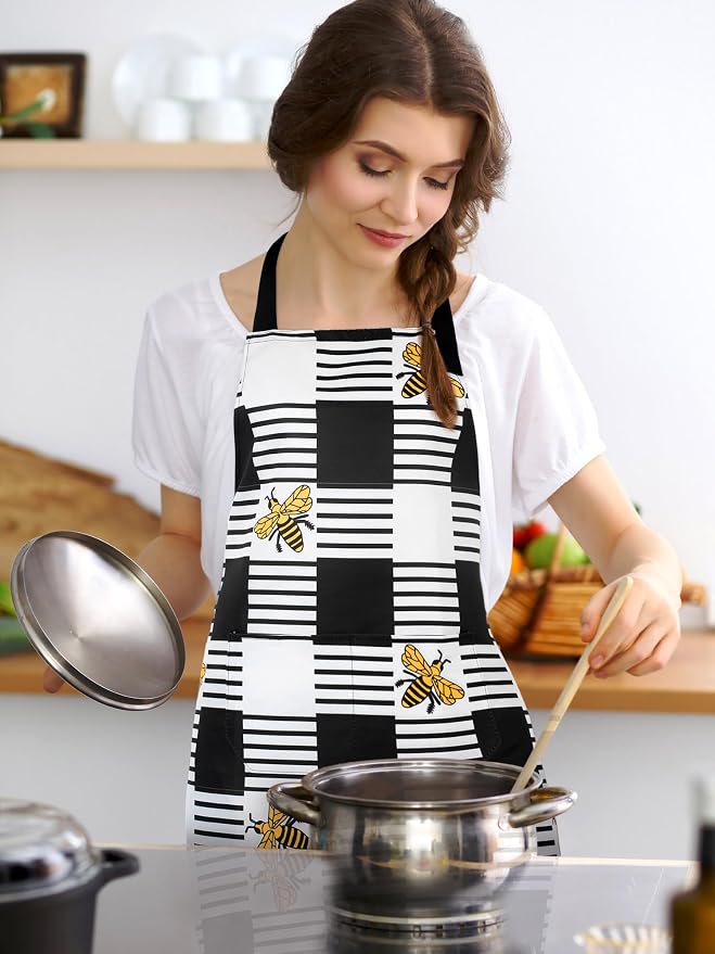 Bencailor 6 Pcs Spring Kitchen Aprons - Image 2