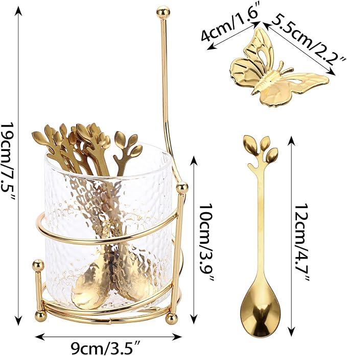 ELLDOO Coffee Spoon Set, Creative Flatware Set - Image 2