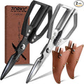Kitchen Scissors Set 2PCS, Kitchen Shears Heavy Duty Poultry Shear Japan Meat by Unknown
