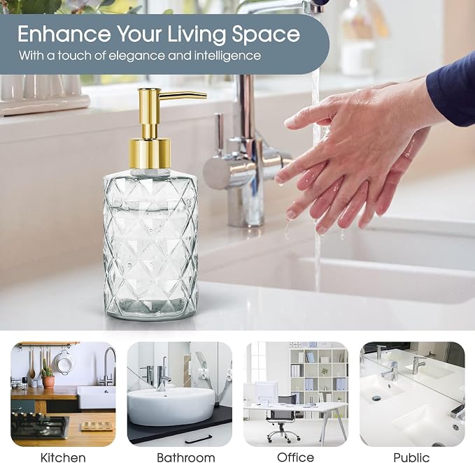 Topsky Glass Soap Dispenser - Image 5