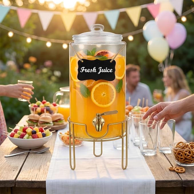 Drink Dispensers for Parties 1 Gallon, Bevarage Dispenser - Image 7