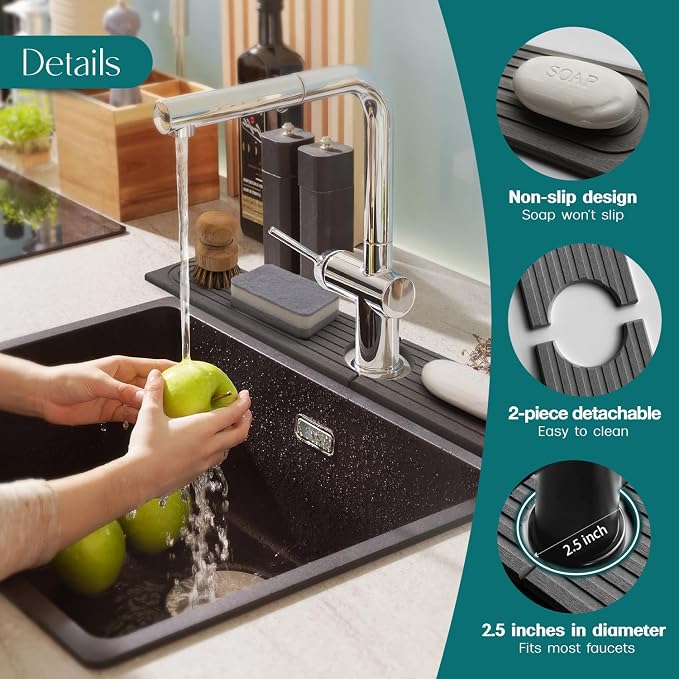 Large Faucet Mat for Kitchen Sink - Image 8