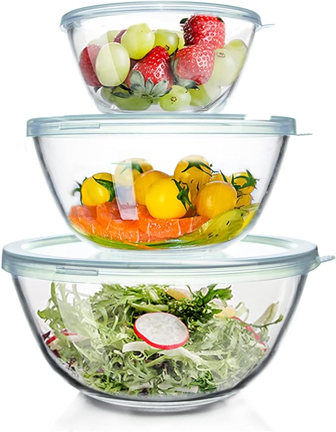 WhiteRhino Glass Mixing Bowls Glass Bowls by WhiteRhino