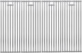 4 Pack Bull BBQ Grill Grate Replacement Parts for Bull 18248 LP, 18249 NG, LP 47628, NG 47629, 57569 NG, 57568 LP, LP 62648, NG 62649 Grill, 19 1/4" x 30"