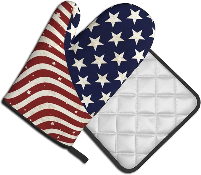 Patriotic Oven Mitts - Image 2
