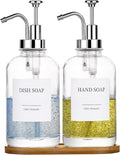 Glass Soap Dispenser with Pump, Dish and Hand Soap Dispenser by CaboDeseado