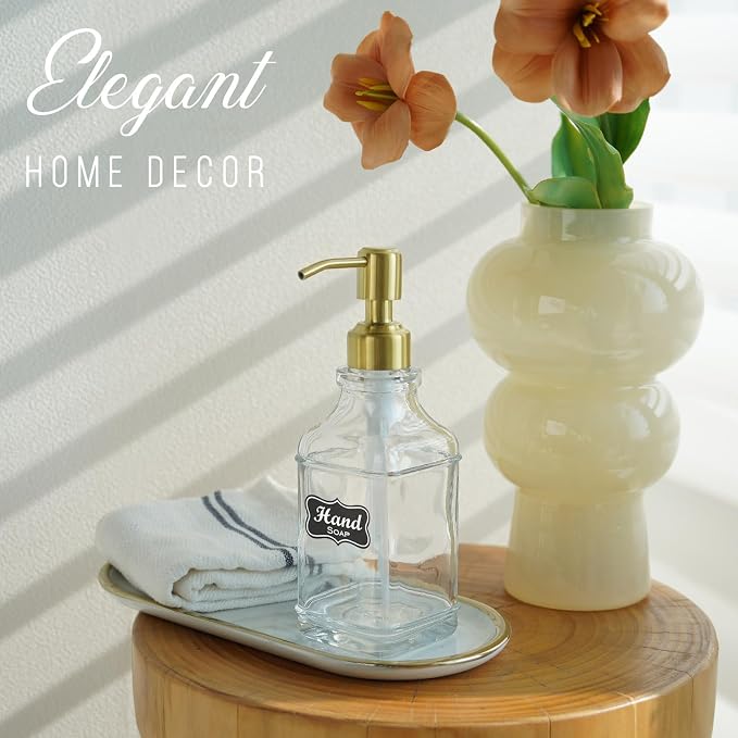 JASAI Antique Square Glass Soap Dispenser - Image 7