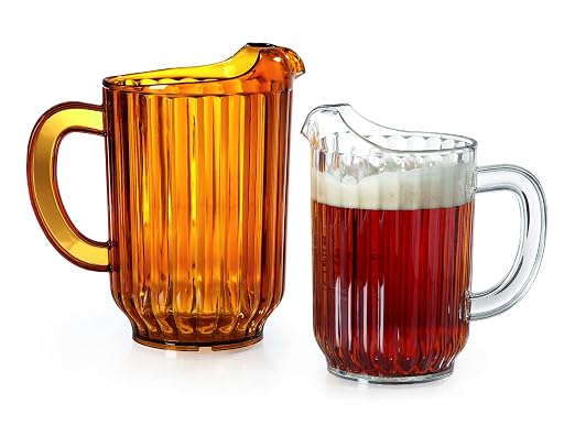 G.E.T. P-2064-1-CL BPA-Free Break-Resistant Restaurant Style Plastic Pitcher - Image 4
