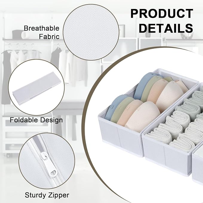 DIMJ Drawer Organizer Clothes 15 Pack - Image 2