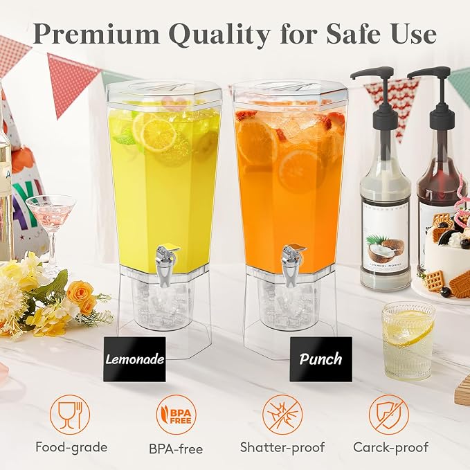 Lifewit 1 Gallon Drink Dispenser - Image 3