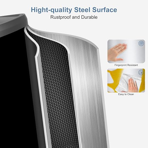 21 Gallon Kitchen Trash Can, Stainless Steel Garbage Can - Image 7
