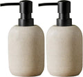 GalDal 2pcs/Set Beige Hand Soap Dispenser Sets, Resin Liquid Soap Dispenser by GalDal